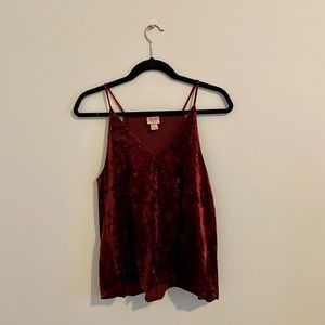 Mossimo Crushed Velvet Tank